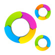 Vector: Circle diagram Circle diagram