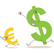 Währungen, Dollar jagt Euro