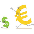 Währungen, Euro jagt Dollar