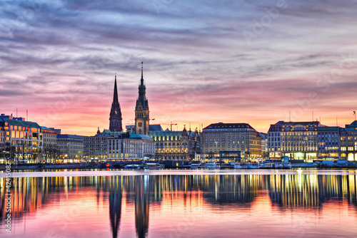 Foto: Hamburg am Abend Hamburg am Abend