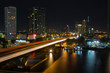 chao phraya at night