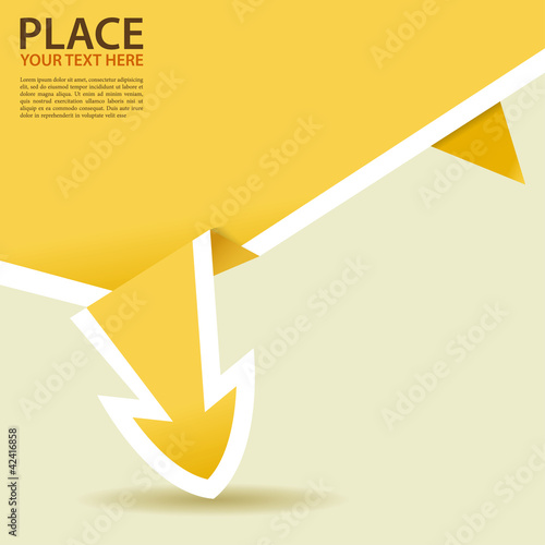 Vector: Paper Origami Arrow Paper Origami Arrow