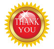 button that says "Thanks"