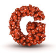 Letter G, american football alphabet