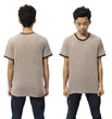 Man Wearing Empty TShirt