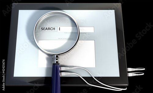 Illustration: Online Search Tool Online Search Tool