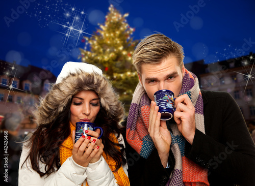 Foto: couple christmas couple christmas