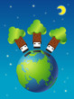 Vektor: USB Safe world USB Safe world