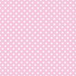 Vektor: Polka dots on baby pink background retro seamless vector pattern Polka dots on baby pink background retro seamless vector pattern