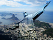 Photo: Le Christ du Corcovado et la Baie de Rio Le Christ du Corcovado et la Baie de Rio