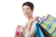 Girl after the shopping spree