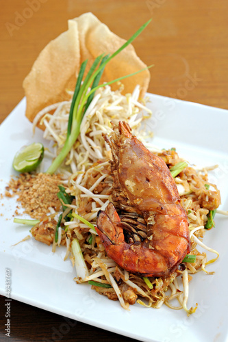 Photo: Padthai with shrimp, Thai food Padthai with shrimp, Thai food