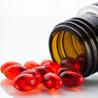 Vitamin E capsules