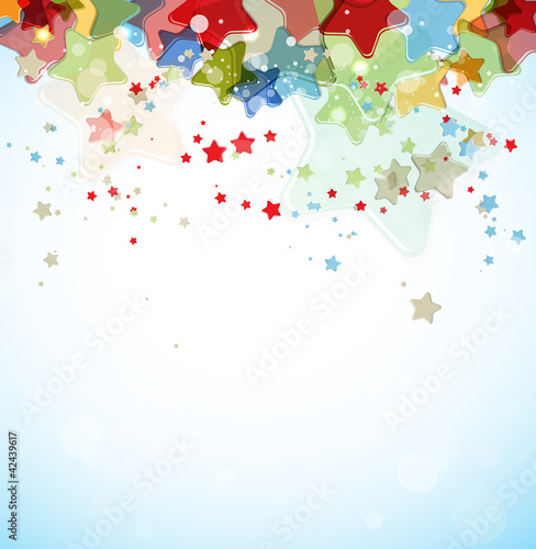 Vector: abstract color stars vector background abstract color stars vector background