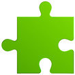 Puzzlespiel - grün