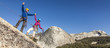 Climbers on the summit.