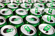 Aluminum cans  with keys