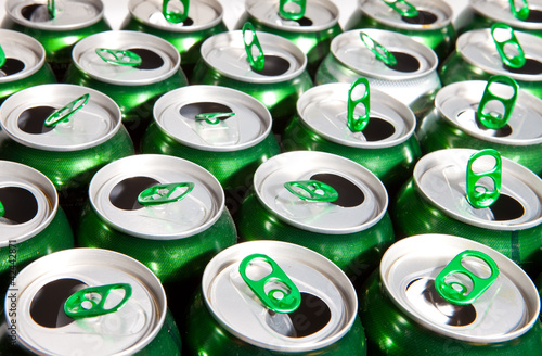 Photo: Aluminum cans with keys Aluminum cans with keys