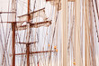 Takelage eines Segelschiffes auf der Kieler Woche 2012