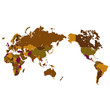 Vector: 世界地図 世界 地図 世界地図 世界 地図