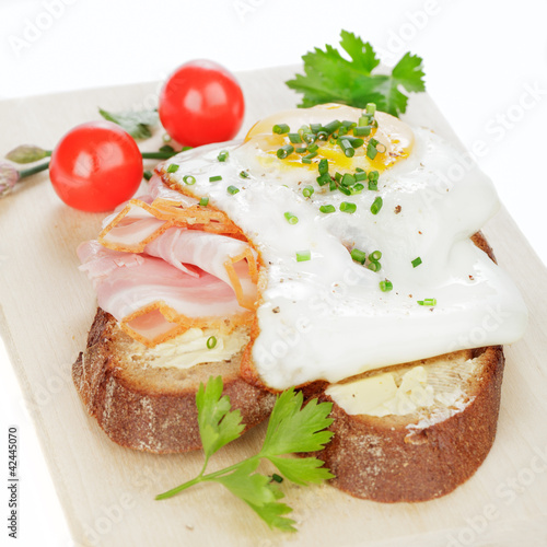 Foto: Spiegelei mit Bauchfleisch Spiegelei mit Bauchfleisch