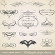 Vector: Calligraphic Element Set 2 Calligraphic Element Set 2