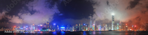 Photo: Hong Kong skyline panorama Hong Kong skyline panorama