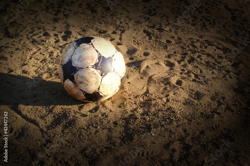 Photo: Ball auf dem Sand Ball auf dem Sand