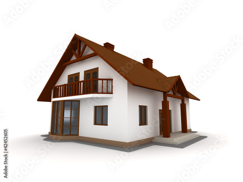 Illustration: New family house New family house