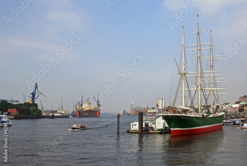 Photo: Port in Hamburg Port in Hamburg