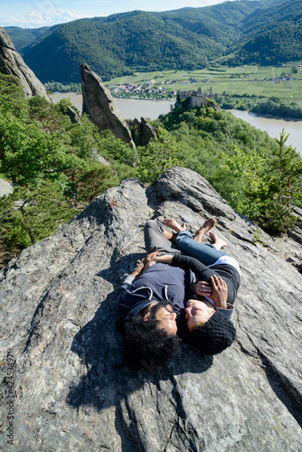 Photo: Bett im Steinfels Bett im Steinfels