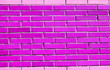 Backsteinmauer, neonpink