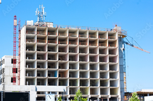 Photo: Building construction and crane Building construction and crane