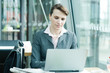 Business woman working