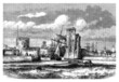 Illustration: Beautiful View : Port (LaRochelle) - 18th century Beautiful View : Port (LaRochelle) - 18th century