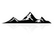 Mountain peaks, logo,icon,sign,vector