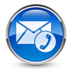 "Contact us" glossy icon