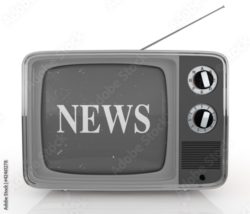 Illustration: vintage tv vintage tv
