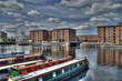 Canal Barges in Albert Dock, Liverpool.