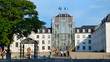 Saarbrücken Barock-Schloss im Sommer mit Besuchern