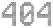 Photo: 404 error code maked of screw nuts 404 error code maked of screw nuts