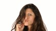 Video: woman, facial expressions series, anger woman, facial expressions series, anger