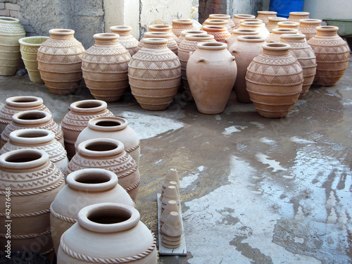 Photo: Bahla Pottery Market in Oman Bahla Pottery Market in Oman