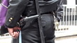 Police officer on duty.