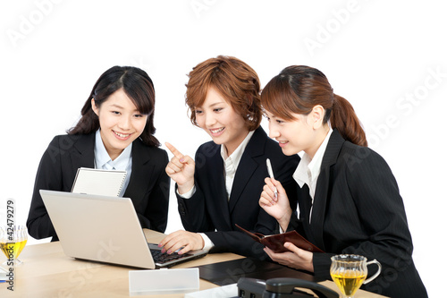 Photo: Beautiful young business woman. Portrait of asian. Beautiful young business woman. Portrait of asian.