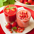 deser koktajl smoothie shake muss poziomka truskawki powiomkowy