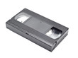 VHS video casette isolated