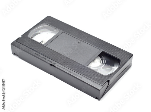Photo: VHS video casette isolated VHS video casette isolated