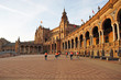 Plaza de España en bicicleta
