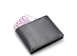 Photo: Wallet with euro banknot Wallet with euro banknot